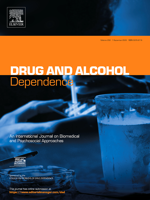 Go to journal home page - Drug and Alcohol Dependence